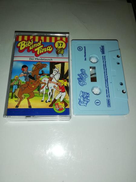 Bibi und Tina Folge 37 Der Pferdetausch Weiß mit Blauen Druck 4.27137 Kiddinx