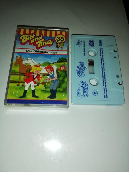 Bibi und Tina Folge 38 Der Glücksbringer Weiß mit Blauen Druck 4.27138