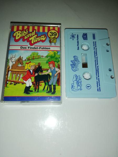 Bibi und Tina Folge 39 Das Findel-Fohlen Weiß mit Blauen Druck 4.27139