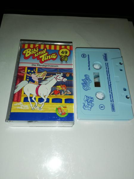 Bibi und Tina Folge 49 Die Pferdeprinzessin Weiß mit Blauen Druck 4.27149 Kiddinx