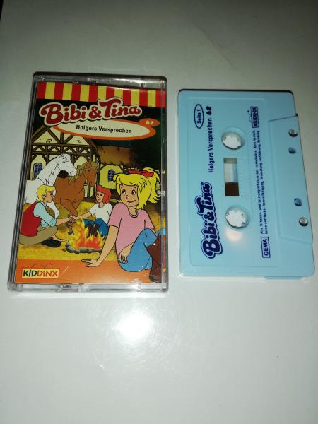 Bibi und Tina Folge 62 Holgers Versprechen Weiß mit Blauen Druck 4.27162 Kiddinx