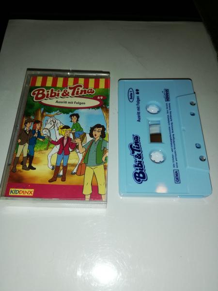 Bibi und Tina Folge 69 Ausritt mit Folgen Weiß mit Blauen Druck 4.27169 Kiddinx