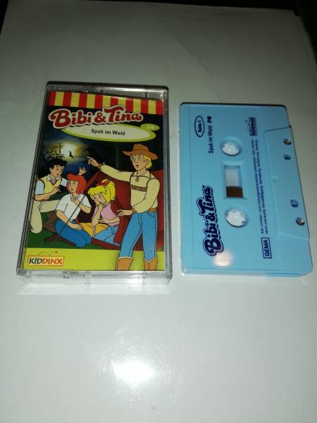 Bibi und Tina Folge 74 Spuk im Wald Weiß mit Blauen Druck 4.27174 Kiddinx