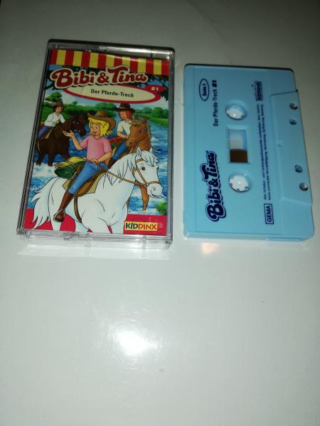 Bibi und Tina Folge 81 Der Pferde-Treck Weiß mit Blauen Druck 4.27181 Kiddinx