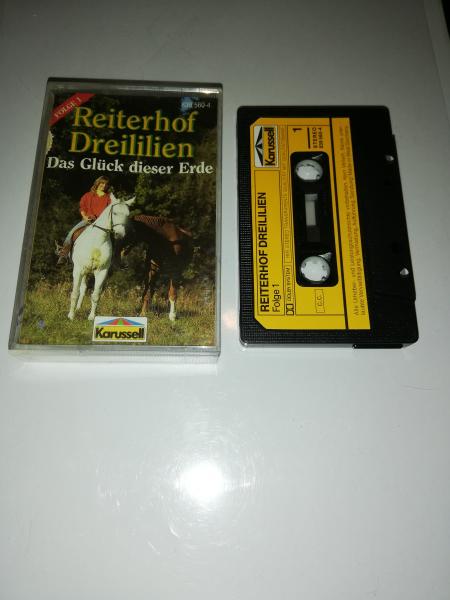 Reiterhof Dreililien Folge 1 Das Glück dieser Erde Schwarz mit Gelben Cover 839 560-4 Karussell