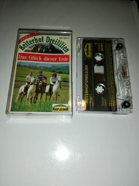 Reiterhof Dreililien Folge 1 Das Glück dieser Erde Transparent 839 560-4 (Weiß Rotes Cover)