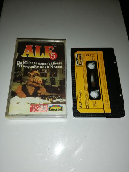 Alf Folge 5 Ein Mädchen namens Ronda/Eifersucht nach Noten Schwarz mit Gelben Aufkleber 835 171-4 Karussell