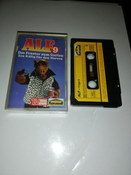 Alf Folge 9 Das Fenster zum Garten/ Ein Käfig für den Narren Schwarz mit Gelben Aufkleber 835 861-4 Karussell