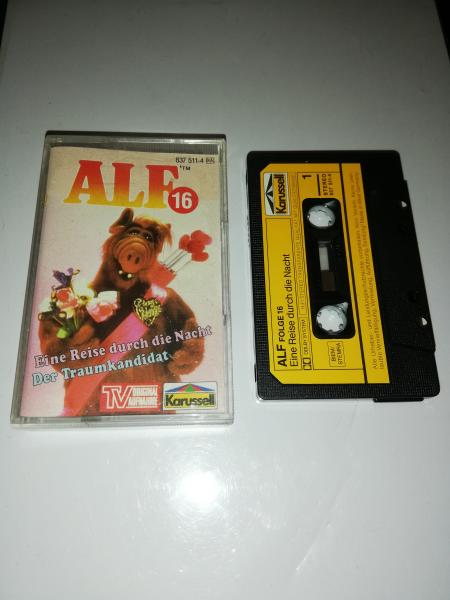 Alf Folge 16 Eine Reise durch die Nacht/Der Traumkandidat Schwarz mit Gelben Aufkleber 837 511-4 Karussell