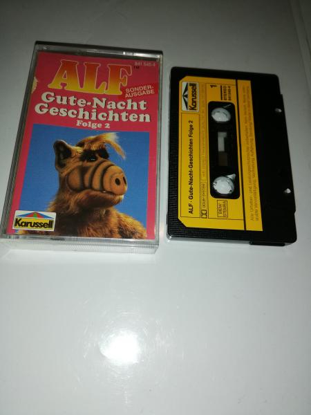 Alf Gute-Nacht Geschichten Folge 2 Schwarz mit Gelben Aufkleber 841 545-4