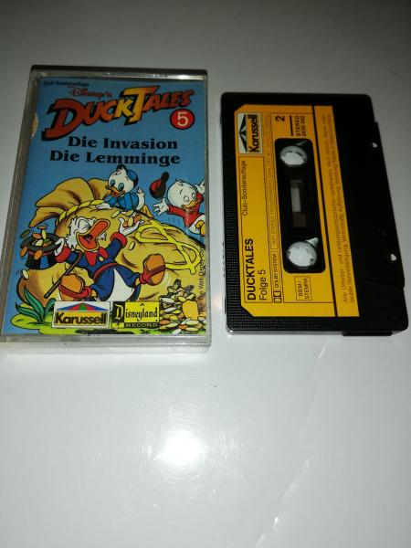 Duck Tales Folge 5 Die Invasion / Die Lemminge Schwarz mit Gelben Aufkleber 43004-2 Club- Sonderauflage