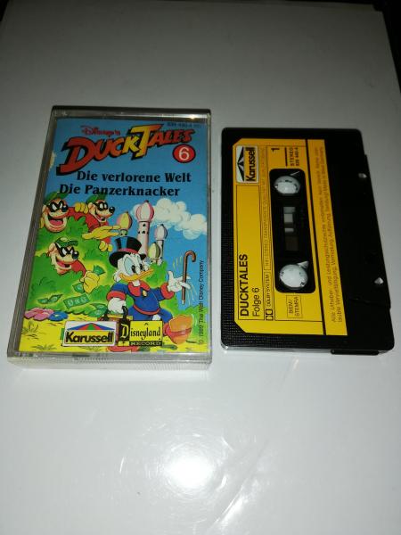 Duck Tales Folge 6 Die verlorene Welt/ Die Panzerknacker Schwarz mit Gelben Aufkleber 839 440-4 Karussell