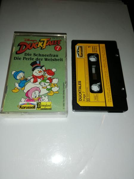 Duck Tales Folge 7 Die Schneefrau/ Die Perle der Weisheit Schwarz mit Gelben Aufkleber 839 441-4 Karussell