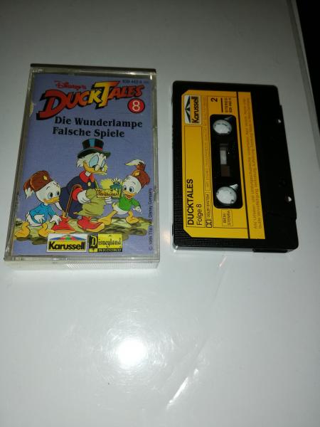 Duck Tales Folge 8 Die Wunderlampe/ Falsche Spiele Schwarz mit Gelben Aufkleber 839 442- 4 Karussell