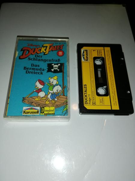 Duck Tales Folge 11 Der Schlangenfraß/ Das Bermuda-Dreieck Schwarz mit Gelben Aufkleber 839 491-4