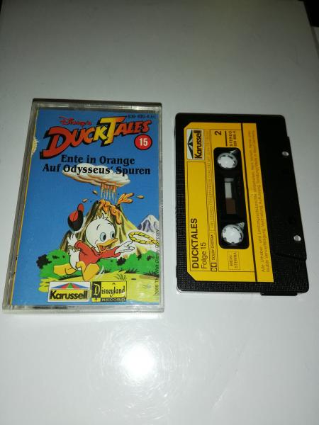 Duck Tales Folge 15 Ente in Orange/ Auf Odysseus`Spuren Schwarz mit Gelben Aufkleber 839 495-4 Karussell