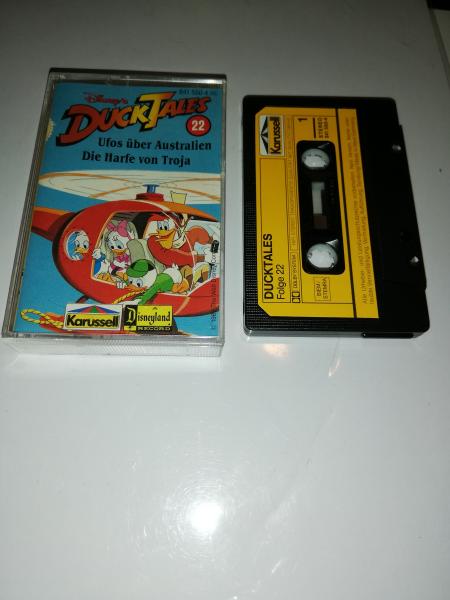 Duck Tales Folge 22 Ufos über Australien/ Die Harfe von Troja Schwarz mit Gelben Aufkleber 841 550-4 Karussell