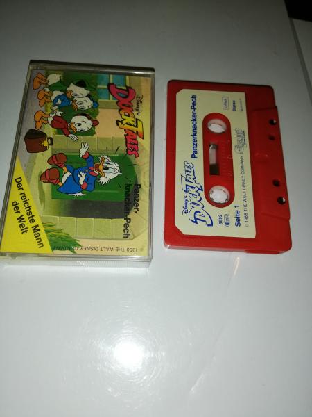 Duck Tales Panzer-knacker-Pech/ Der reichste Mann der Welt Rot mit Weißen Aufkleber Remus 6892