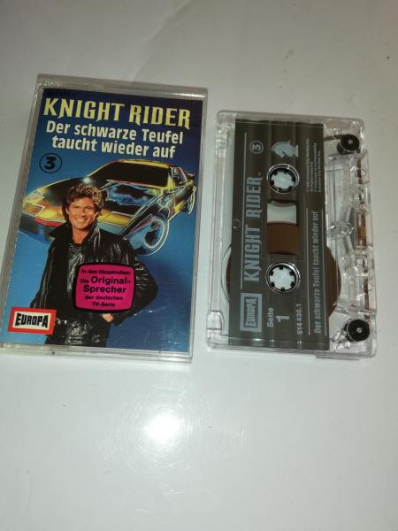 Knight Rider Folge 3 Der schwarze Teufel taucht wieder auf Transparent 514 436.1 Europa