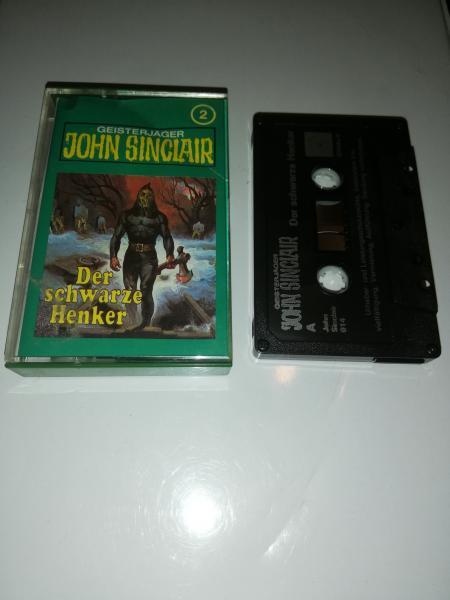 Geisterjäger John Sinclair Folge 2 Tonstudio Braun Der schwarze Henker Schwarz mit Weißen Druck 014
