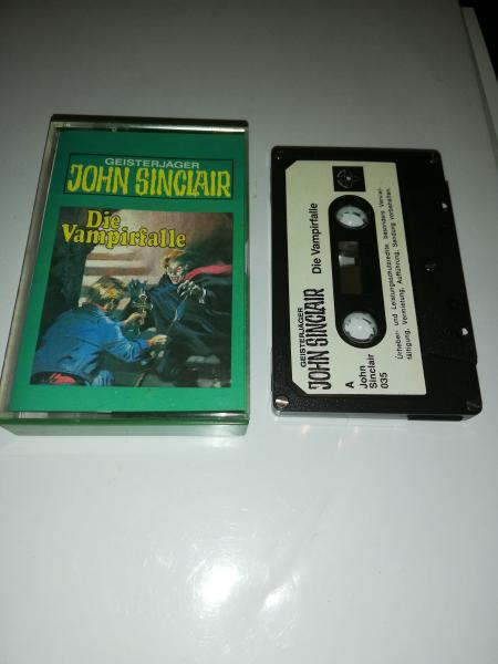 Geisterjäger John Sinclair Folge 6 Tonstudio Braun 5-fach Silber geschraubt Die Vampirfalle Schwarz mit Weißen Aufkleber 035