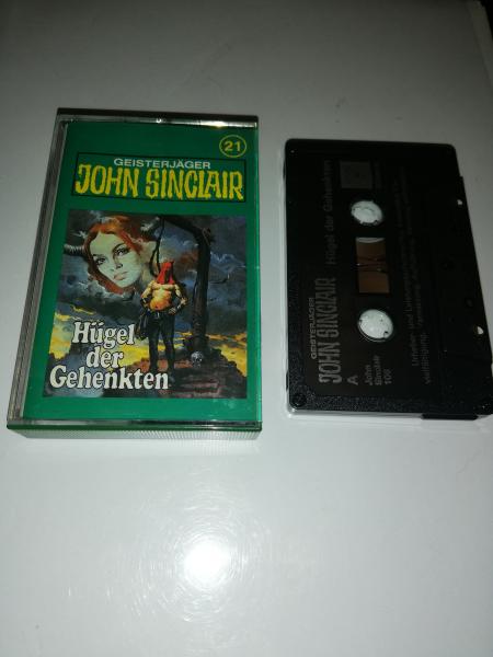 Geisterjäger John Sinclair Folge 21 Hügel der Gehenkten 5-fach Schwarz geschraubt Schwarz mit Weißen Druck 106