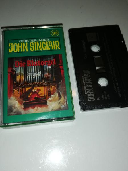 Geisterjäger John Sinclair Folge 33 Die Blutorgel 5-fach Schwarz geschraubt Schwarz mit Weißen Druck 186