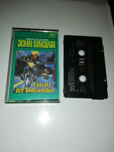 Geisterjäger John Sinclair Folge 51 Einsatz der Todesrocker 5-fach Schwarz geschraubt Schwarz mit Weißen Druck 092