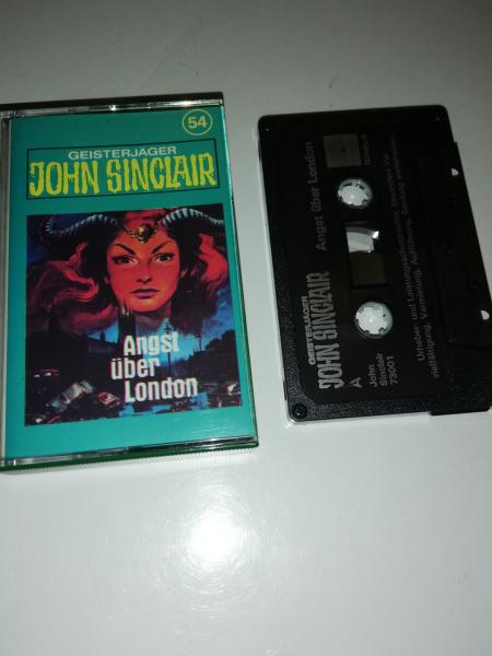 Geisterjäger John Sinclair Folge 54 Angst über London 5-fach Schwarz geschraubt Schwarz mit Weißen Druck 73001
