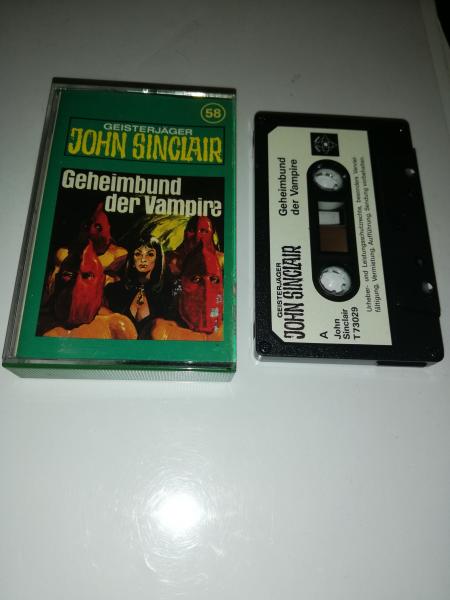 Geisterjäger John Sinclair Folge 58 Geheimbund der Vampire 5-fach Schwarz geschraubt Schwarz mit Weißen Aufkleber 73029