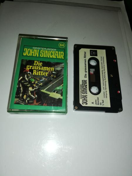 Geisterjäger John Sinclair Folge 64 Die grausamen Ritter 5-fach Silber geschraubt Schwarz mit Weißen Aufkleber 111