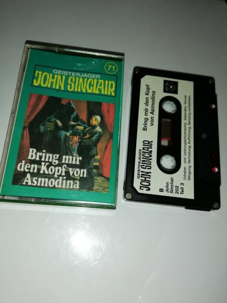 Geisterjäger John Sinclair Folge 71 Bring mir den Kopf von Asmodina 5-fach Silber geschraubt Schwarz mit Weißen Aufkleber 202