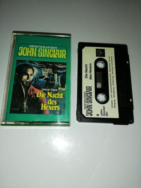 Geisterjäger John Sinclair Folge 38 Die Nacht des Hexers 5-fach Silber geschraubt Schwarz mit Weißen Aufkleber 001