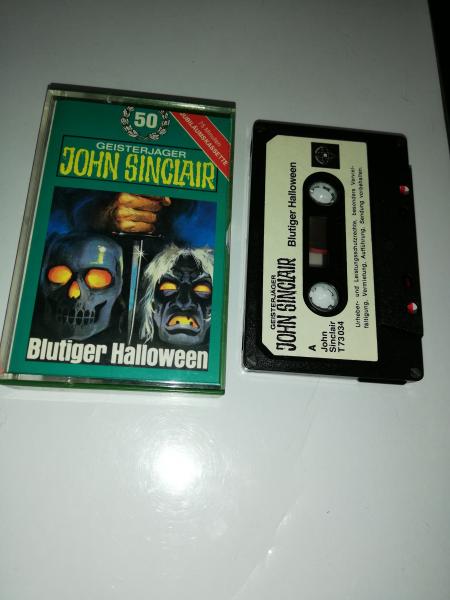 Geisterjäger John Sinclair Folge 50 Blutiger Halloween 5-fach Schwarz geschraubt Schwarz mit Weißen Aufkleber 73034