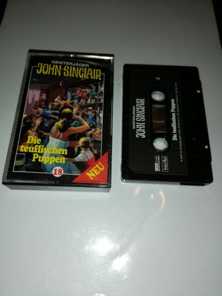 Geisterjäger John Sinclair Black Edition 5-fach Schwarz geschraubt Folge 18 Die teuflischen Puppen Schwarz mit Weißen Druck MC 1170