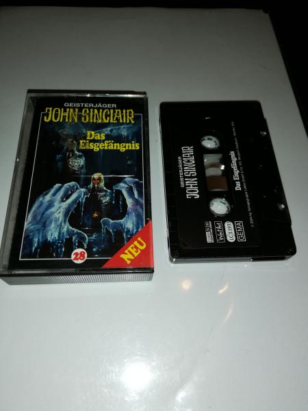 Geisterjäger John Sinclair Black Edition 5-fach Schwarz geschraubt Folge 28 Das Eisgefängnis Schwarz mit Weißen Druck MC 1364