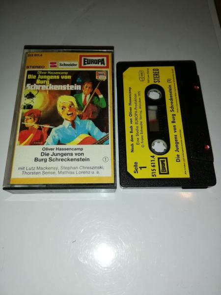 Die Jungens von Burg Schreckenstein Folge 1 Schwarz mit Gelben Aufkleber 515611.4 Europa