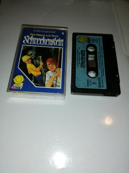 Das Rätsel von Burg Schreckenstein Folge 4 Schneiderton 5-fach Schwarz geschraubt Schwarz mit Blauen Aufkleber 5013