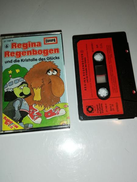 Regina Regenbogen Folge 6 und die Kristalle des Glücks 5-fach Schwarz geschraubt Schwarz mit Roten Aufkleber 31 740-4 Sonocord