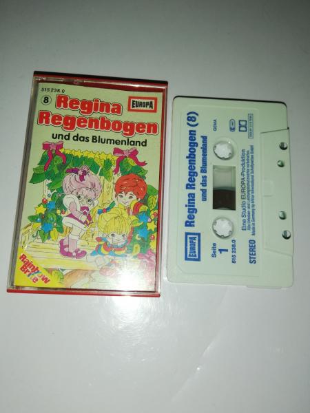 Regina Regenbogen Folge 8 und das Blumenland Weiß mit Blauen Druck 515238.0