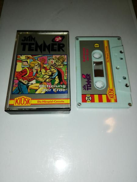 Jan Tenner Folge 24 Befreiung der Erde 5-fach Silber geschraubt Weiß mit Silbernen Aufkleber 4.27724 CD Kiosk