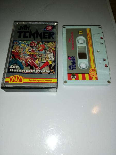 Jan Tenner Folge 26 Die Raumschiffalle 5-fach Silber geschraubt Weiß mit Silbernen Aufkleber 4.27726 CD Kiosk
