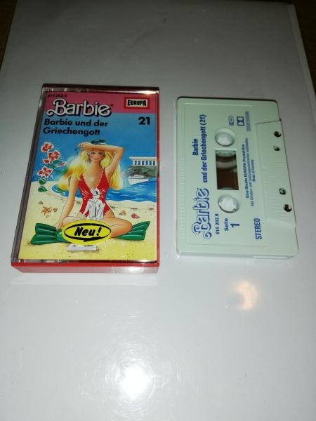 Barbie Folge 21 Barbie und der Griechengott Weiß mit Blauen Druck 515282.8 Europa