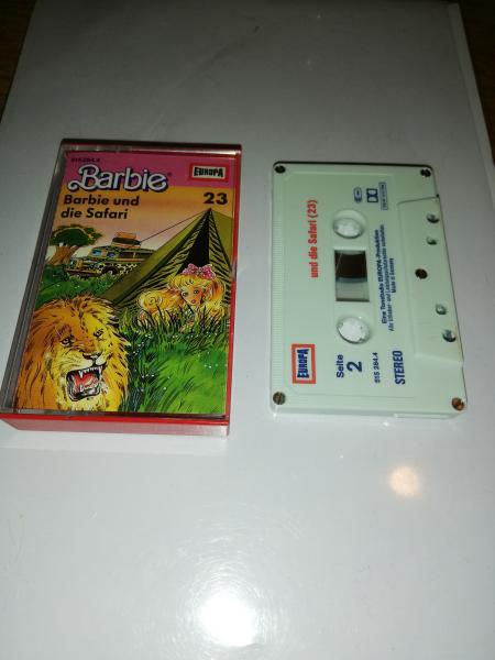 Barbie Folge 23 und die Safari 5-fach Silber geschraubt Weiß mit Rot-Blauen Druck 515284.4