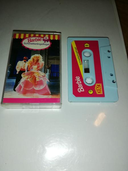 Barbie Kiosk Folge 9 Schmetterlingsflügel Weiß mit Pinken Aufkleber 4.27209 Kiosk