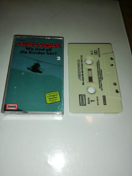 Airwolf Folge 2 Wo sind all die Kinder hin? Grau mit Schwarzen Druck 514462.0