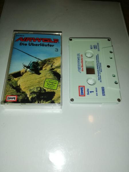 Airwolf Folge 3 Die Überläufer 5-fach Silber geschraubt Weiß mit Blau Roten Druck 514463.9