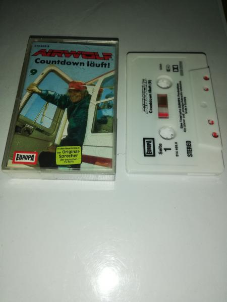 Airwolf Folge 9 Countdown läuft Weiß mit Schwarzen Druck 514469.8