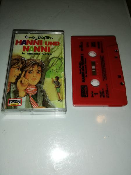 Hanni und Nanni Folge 9 in tausend Nöten Rot mit Schwarzen Druck 7432185254.4