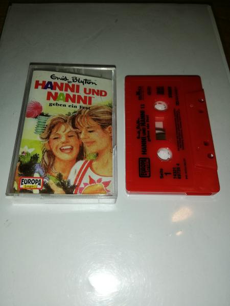 Hanni und Nanni Folge 11 geben ein Fest Rot mit Schwarzen Druck 7432189725.4